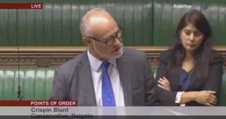 Crispin Blunt MP: battling to protect Saudi Arabia's arms supply