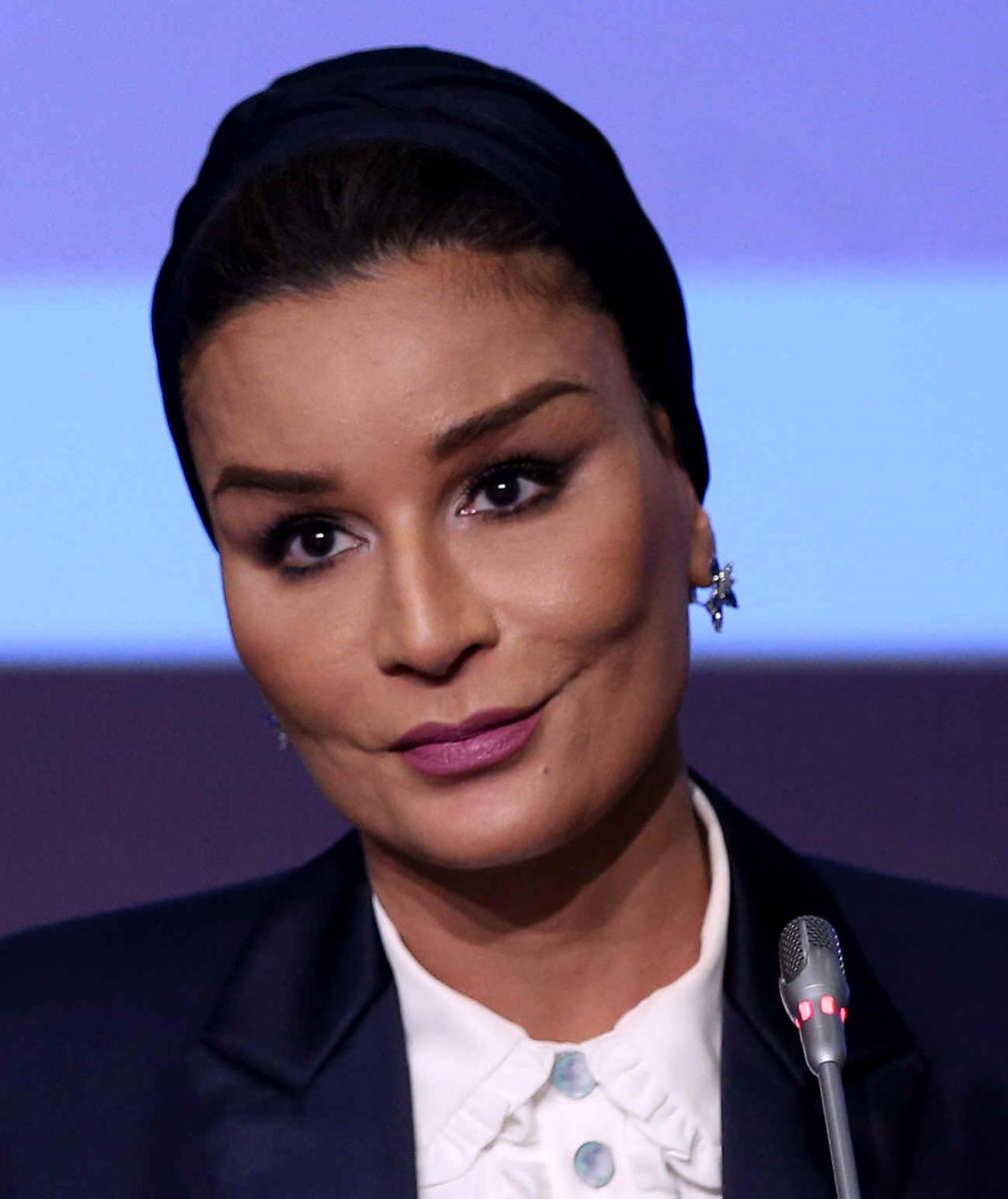 Qatar's glamorous Sheikha Moza. Photo: Berk Ozkan