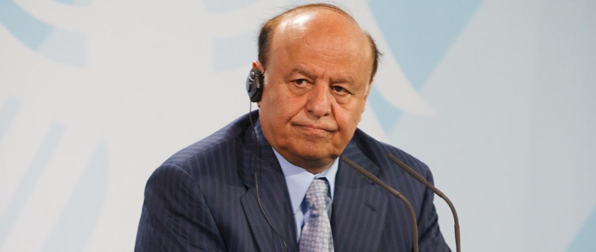 Yemen's not-so-legitimate president, Abd Rabbu Mansour Hadi
