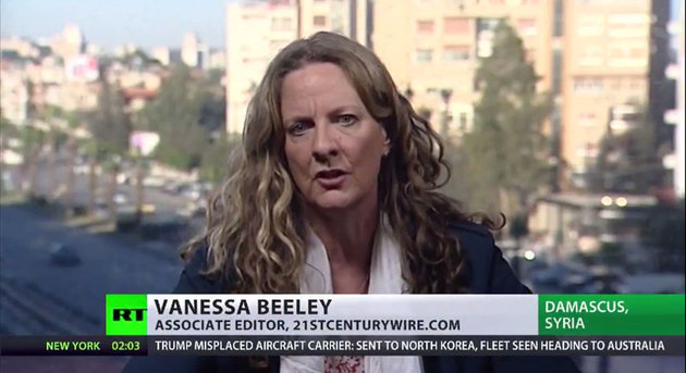 Vanessa Beeley: "unqualified endorsement" from John Pilger