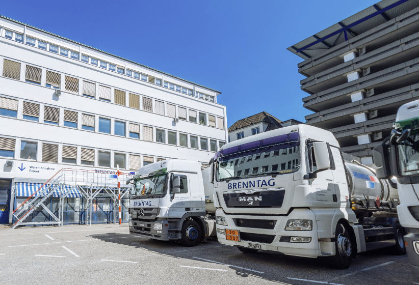 Brenntag's distribution centre in Switzerland