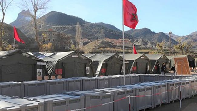 A Moroccan army field hospital