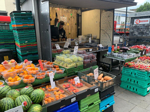 Archway fruit stall