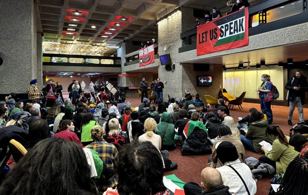 Barbican protest