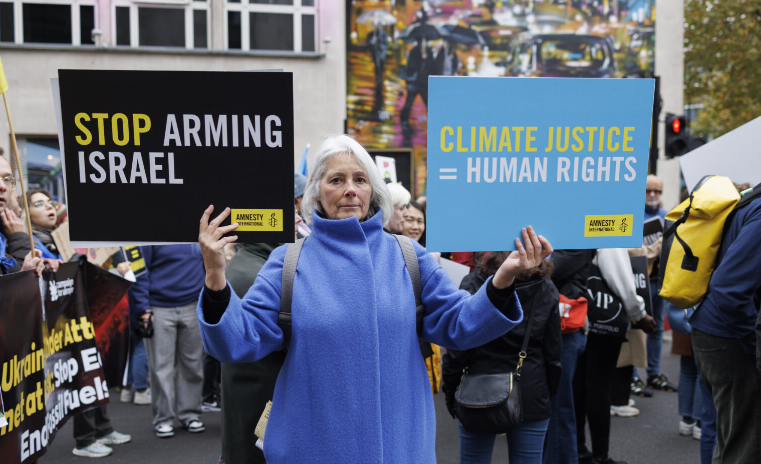 climate justice placards