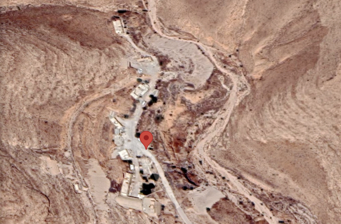 Satellite image showing location of the Nasiriyah chemical weapons site