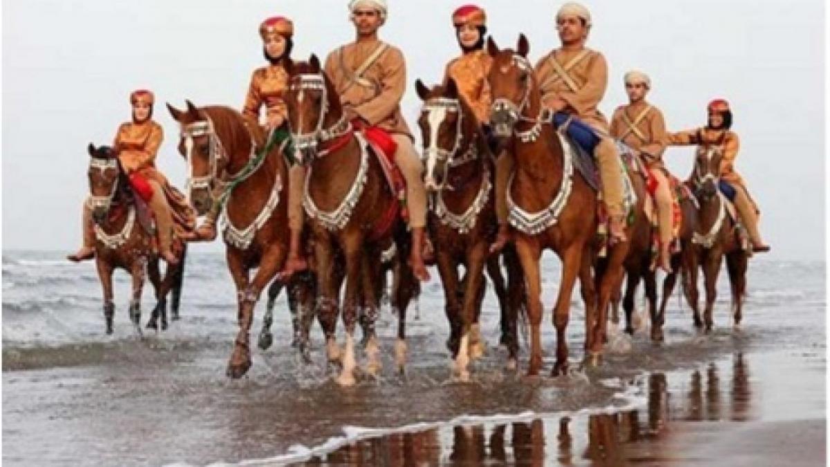 The royal cavalry of Oman