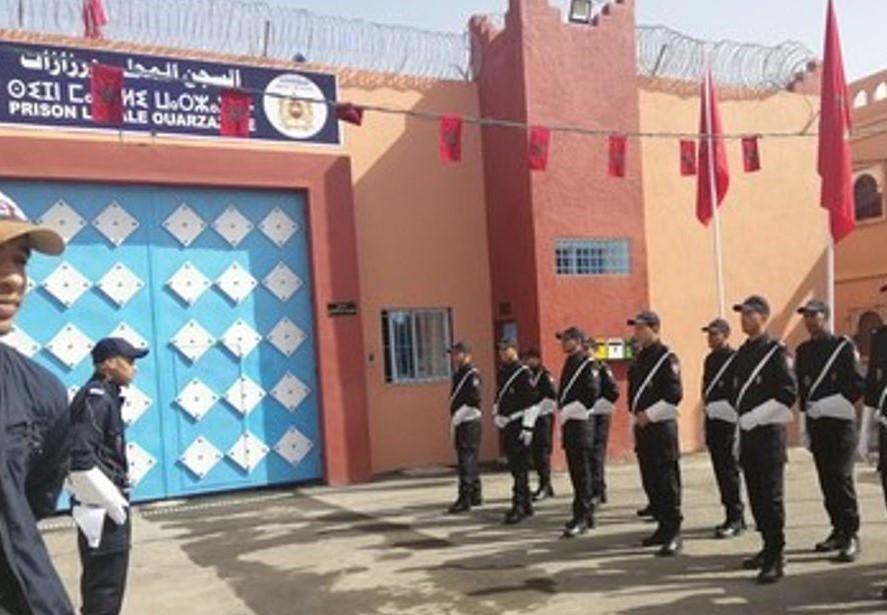 The prison in Ouarzazate: almost half its staff are infected