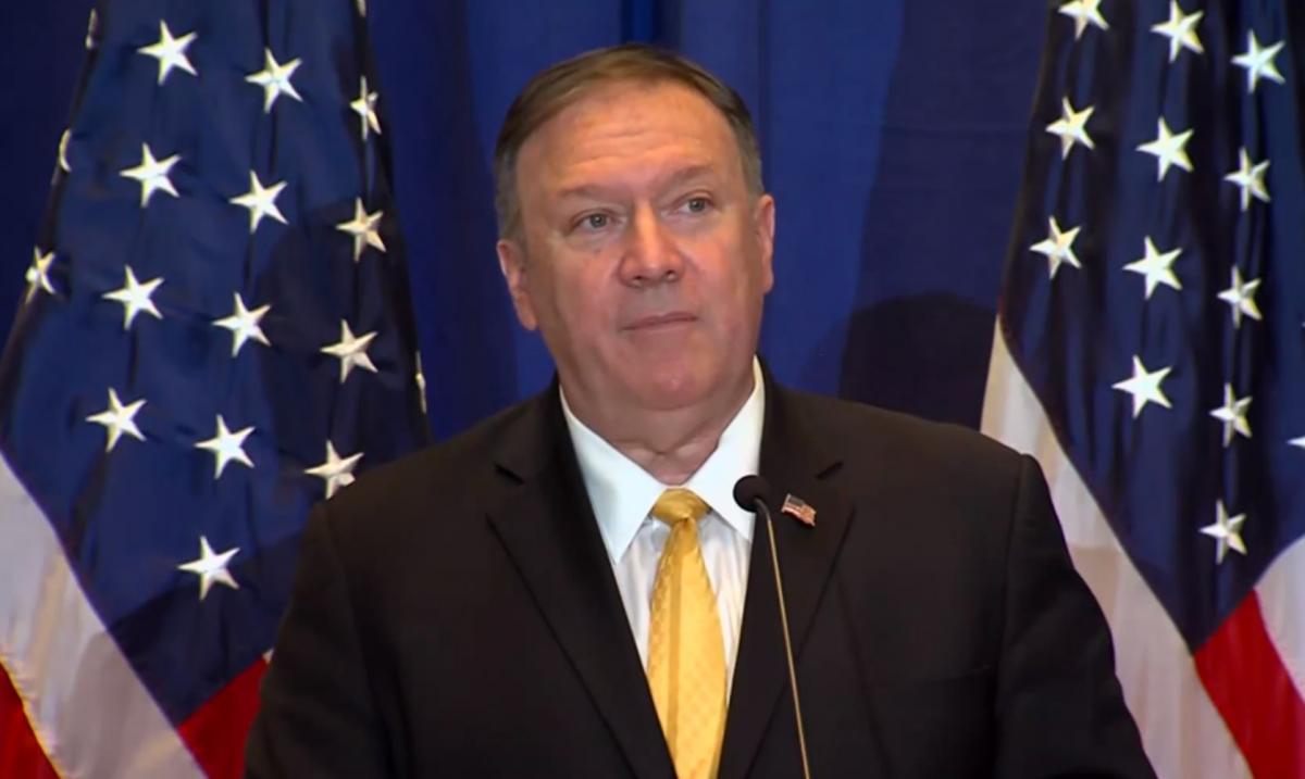 Secretary of state Pompeo: 