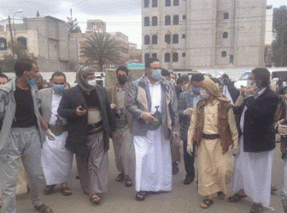 The mayor of Sanaa, Hamoud Obad, inspected precautions in closed areas of the capital on Wednesday
