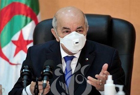 Algerian president Abdelmadjid Tebboune: "situation is under control".